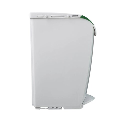 Coș de gunoi Denox Ekosystem pentru deșeurisortate 25 l, verde - sticlă