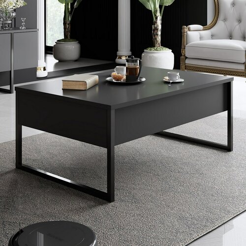 Konferenční stolek Luxe Anthracite and Black