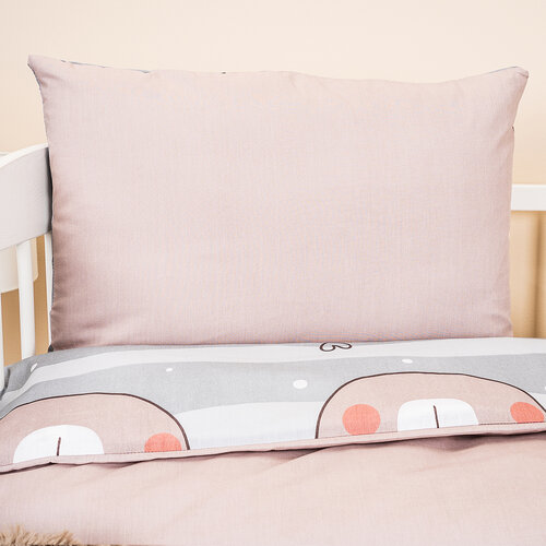 Lenjerie de pat copii, din bumbac, 4Home Little bear, 100 x 135 cm, 40 x 60 cm