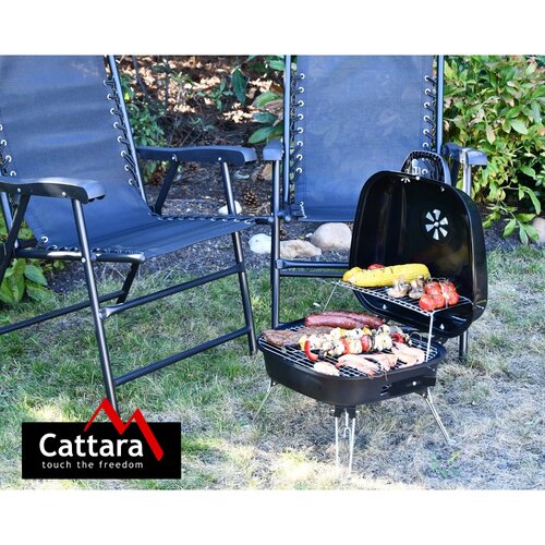 Cattara Grill składany na węgiel drzewny Crotone, 45 cm