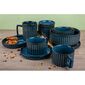 Toro Steingutschale mit Deckel, 400 ml, blau