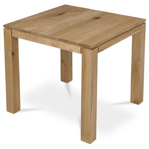 Jedálenský stôl z masívneho dreva 80 x 80 cm, dub