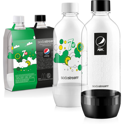 Sticlă SodaStream Jet 7UP &amp; Pepsi Max 2 x 1 l