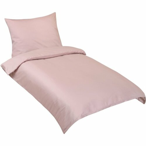 Set de lenjerie de pat din satin Bellatex Lux, roz deschis, 140 × 200, 70 × 90 cm