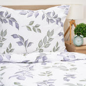 4Home Krepp-Bettwäsche Soft Leaves, 140 x 200 cm, 70 x 90 cm