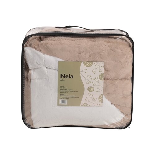 Decke Nela cremefarben, 220 x 240 cm