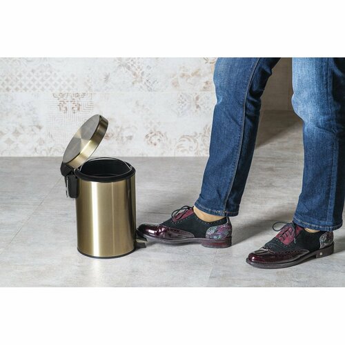 SAPHO XJ011 koš za smeti 3 l, bronz