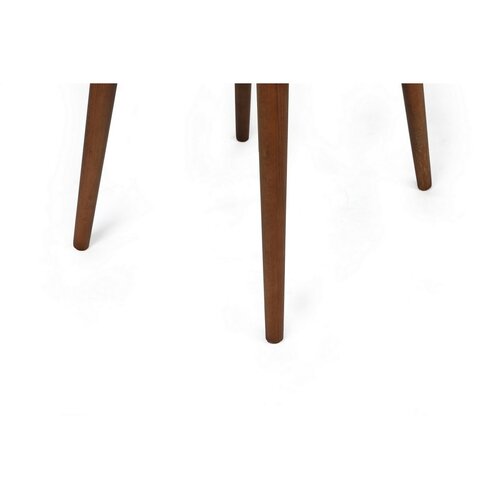 Súprava jedálenských stoličiek Dallas Beige and Walnut, 2 ks