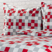 4Home Flanelové obliečky Checker, 140 x 220 cm, 70 x 90 cm
