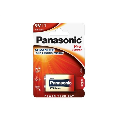 Panasonic baterija 6LF22PPG/1BP Pro Power (6LR61)