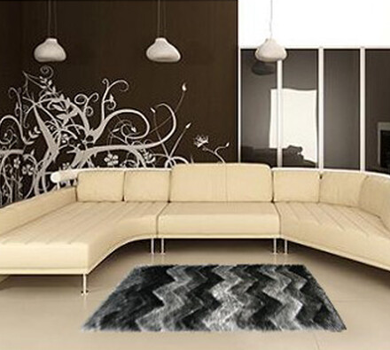 Kusový koberec Istanbul S3630, černá, 140 x 200 cm