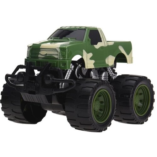 Monster truck verde, 13 cm