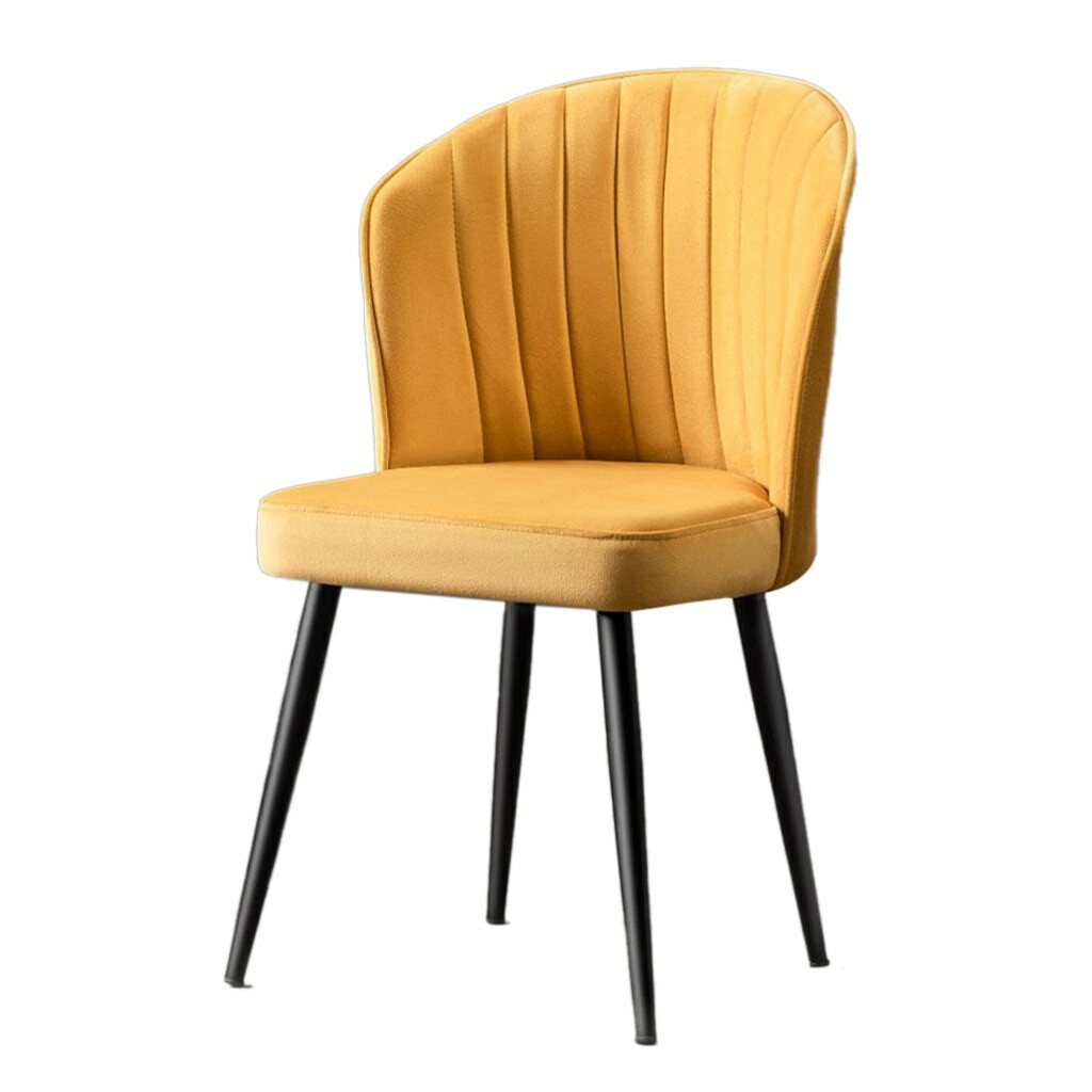 Set de scaune de sufragerie Rubi Yellow, 2 buc.