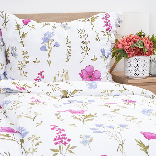 4Home Muslin posteljnina Wildflower Harmony,  140x 200 cm, 70 x 90 cm