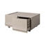 Modulare Aufbewahrungsbox Wave twin Wood mit Rollen, 54,6 x 43,4 x 22 cm