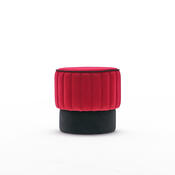 Taburet Rose Puf Red