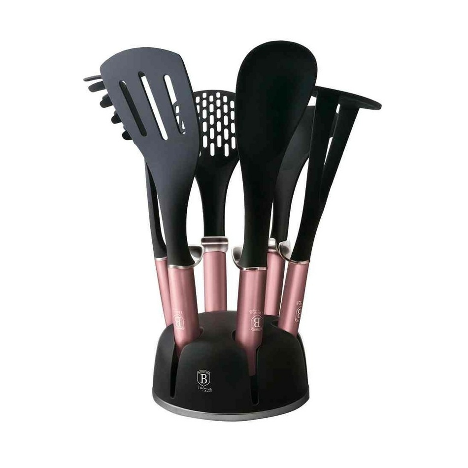 Berlinger Haus 7-dielna sada kuchynského náčinia v stojane I-Rose Editon