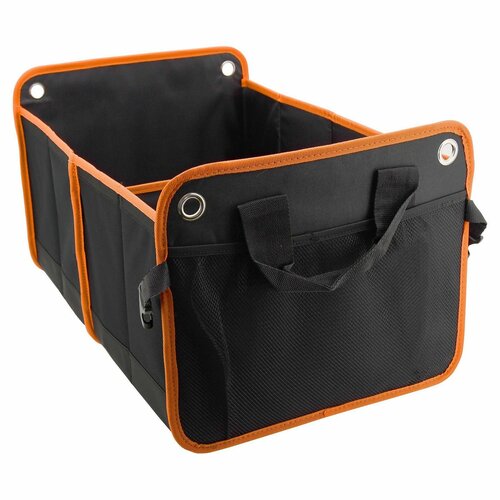 Doppelter Kofferraum-Organizer Kompass, Orange, 54x 34 cm