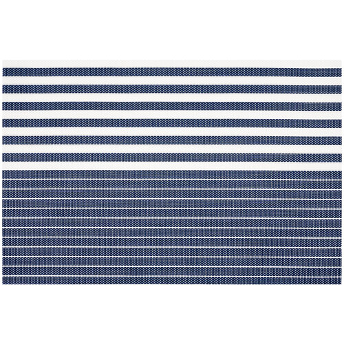 Suport farfurie Stripe albastru inchis, 30 x 45 cm, set 4 buc.