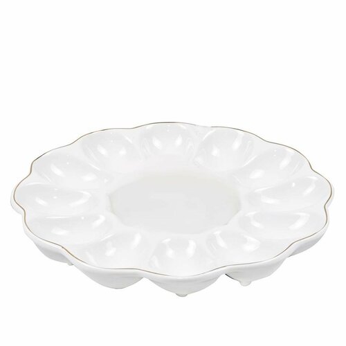 Florina Porcelán tojástányér Classic , 21 cm