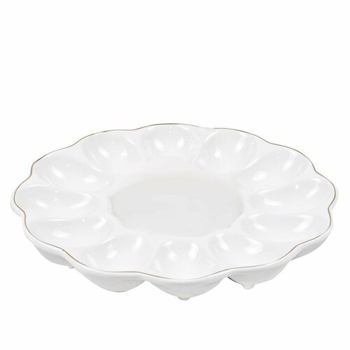 Florina Porcelánový tanier na vajíčka Classic, 21 cm