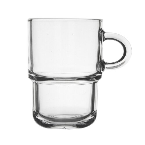 Orion Set of 6 Cozy glass mugs, 0.35 ml