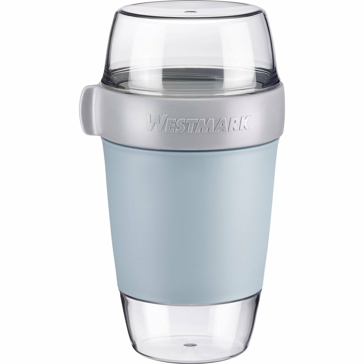 Westmark Trojdielna dóza na jedlo, 1150 ml, modrá