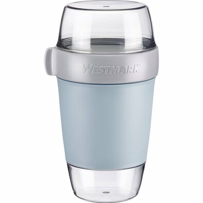 Westmark Tridelna posoda za hrano, 1150 ml, modra