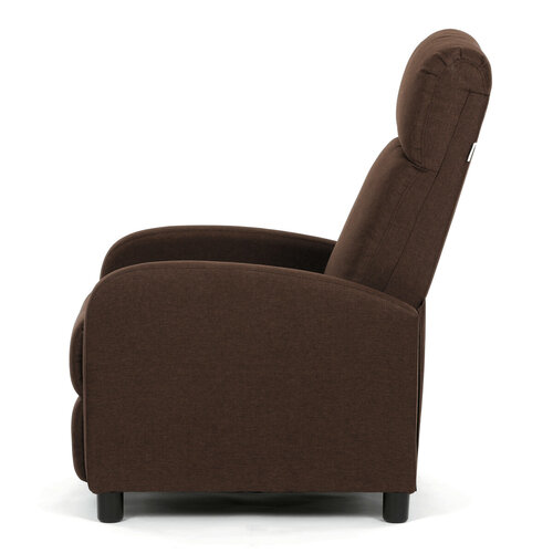 Polohovací křeslo COMFORT, hnědá
