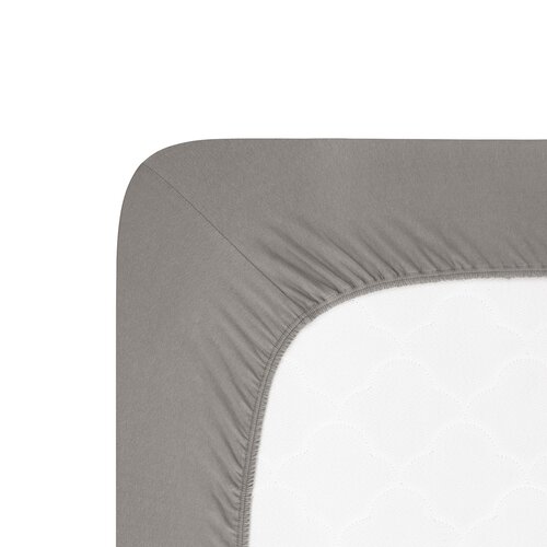 Cearșaf de jerseu 4Home Luxury antracit , 90 x 200cm