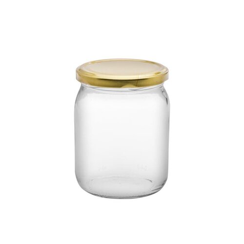 Set de 6 borcane de conservare cu capac, 540 ml
