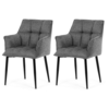 Set de scaune de sufragerie DCH-J2139 GREY2, 2 buc