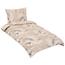 Bellatex Krepna posteljnina Vejica kavna, 140 x 200 cm, 70 x 90 cm