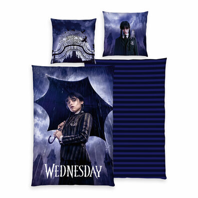 Herding Kinderbettwäsche aus Baumwolle Wednesday, 135 x 200 cm, 80 x 80 cm