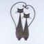 Metall-Wanddekoration Cats, 52 cm