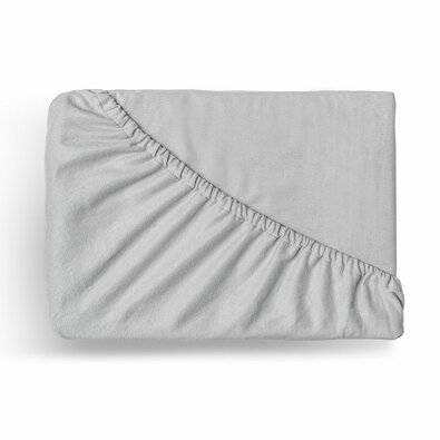 Kvalitex Flanel napinacno rjuha svetlo siva, 90 x200 cm