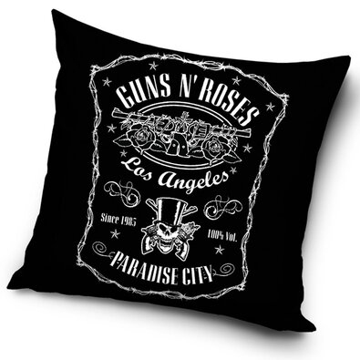 Poszewka na poduszkę Guns N´ Roses Paradise City, 45 x 45 cm