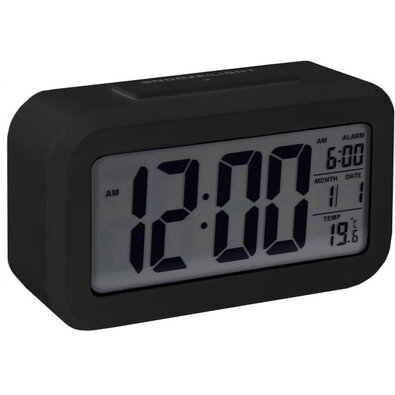 Ceas cu alarmă digital Stanley 14 x 7 cm, negru