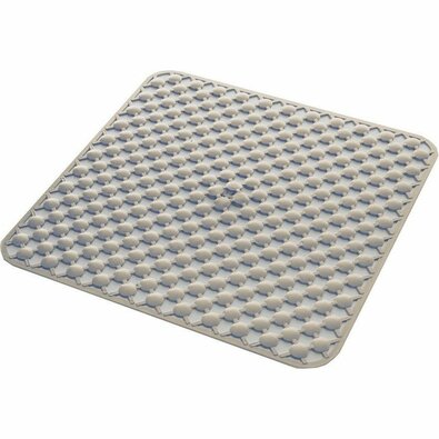 GEDY 97535303 Covoraș de duș Geo cuanti-alunecare, 53 x 53 cm, bej
