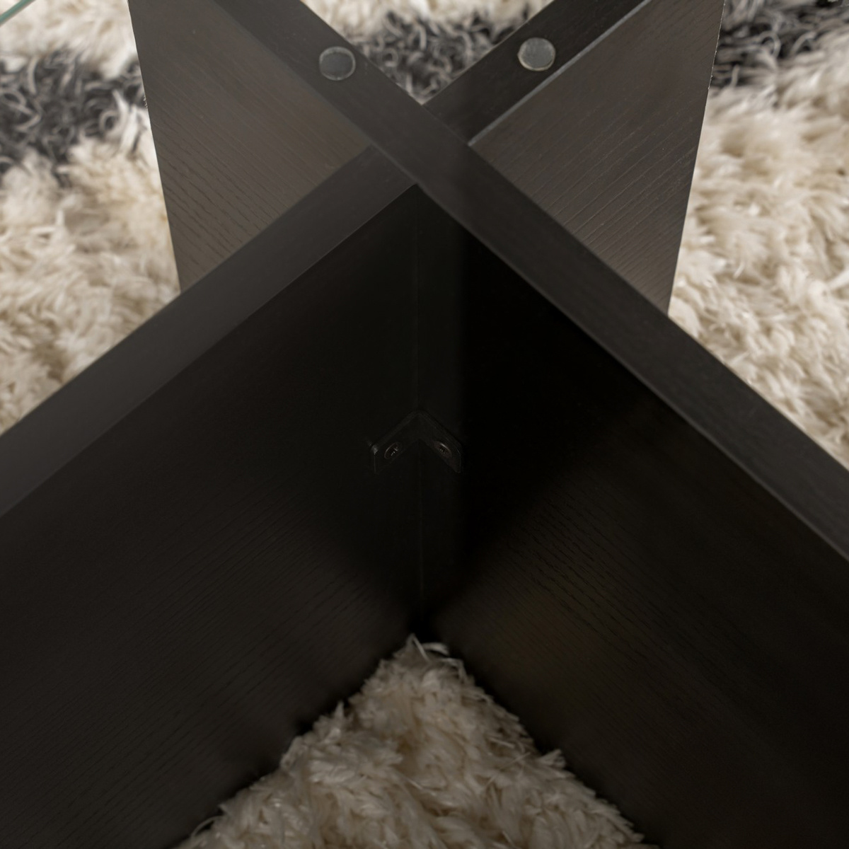 Konferenční stolek Flavio Wooden Black - thumb (5)