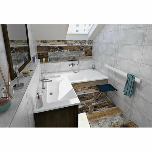 SAPHO PX047 Suport pentru prosoape, 100 x 6 cm,alb