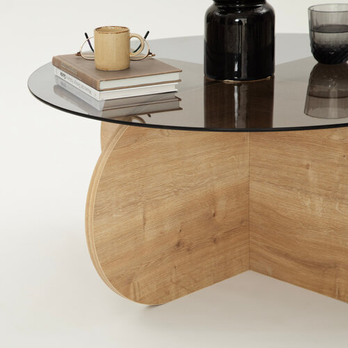 Măsuță de cafea Bubble Sapphire Oak Fume
