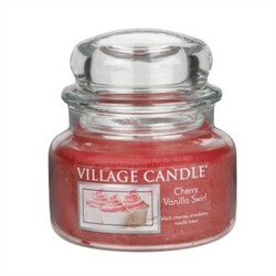 Village Candle Vonná sviečka Višňa a vanilka - Cherry Vanilla Swirl, 269 g