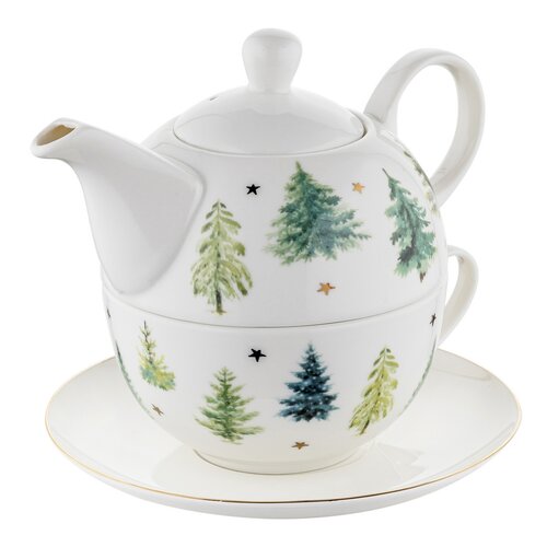 Florina Teekanne mit Tasse Winterland,390 ml