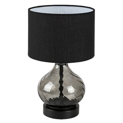 Rabalux 74034 dekoratívna stolná lampa Pirelo, E14, 1x max. 25W, čierna