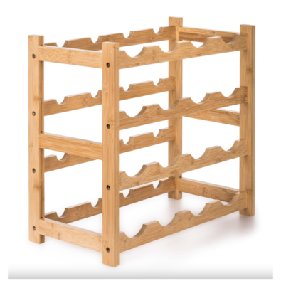 G21 Bambusowy regał na wino, 16 butelek