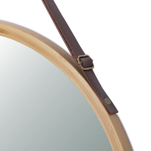 Nástenné zrkadlo B053 NAT, bambus