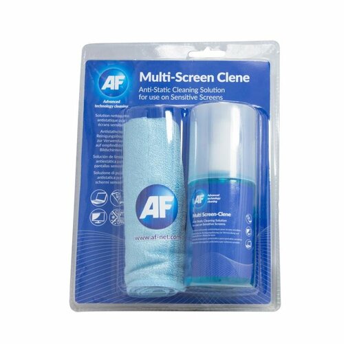 AF antistatický čistič obrazovek Multi-screen Clene, 200 ml + utěrka