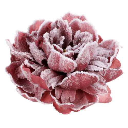 Bazsarózsa csipesszel, régi rózsaszín, 14 x 7 x 14 cm