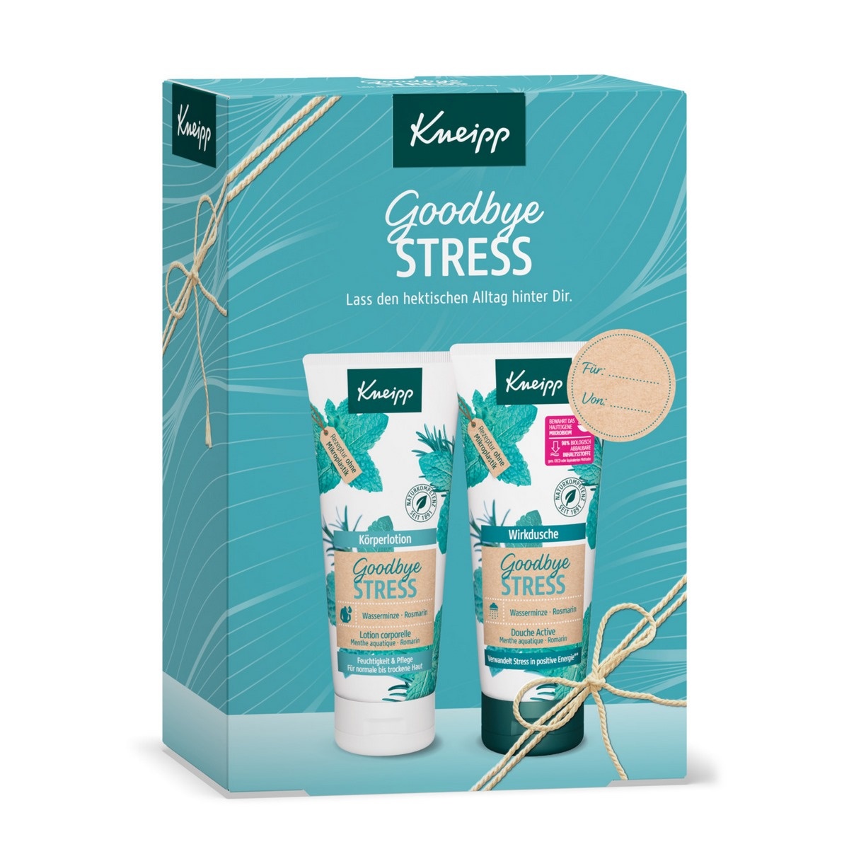 Fotografie Kneipp Dárková sada Goodbye stress 2 x 200 ml